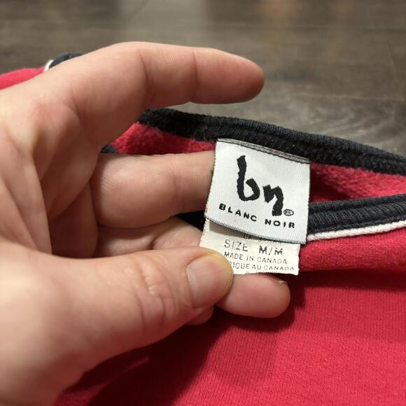 Vintage Blanc Noir Hel Lo Hello Crewneck Sweatshirt RARE - Picture 5 of 5